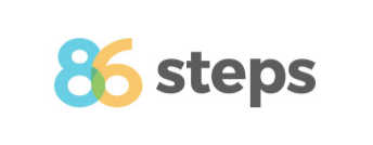 86 steps logo
